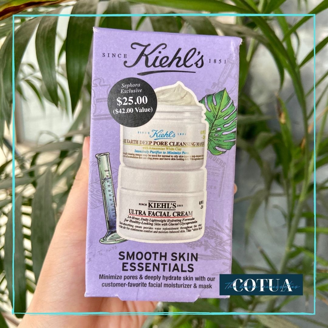 [SĂN SALE] Mặt nạ đất sét Kiehl's + Tặng cọ đắp mặt nạ