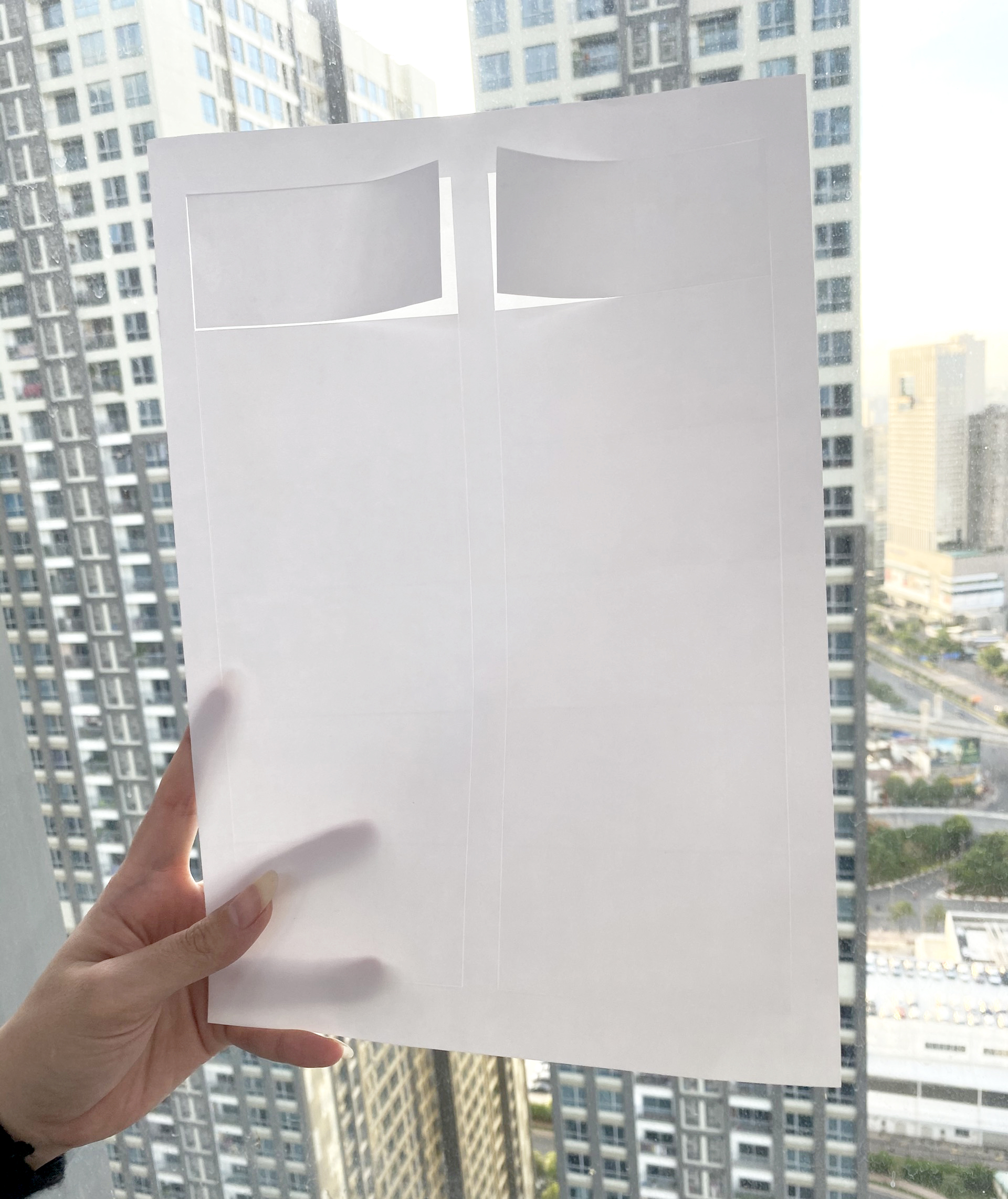 Decal trắng có sẵn keo khổ A4 297*210mm