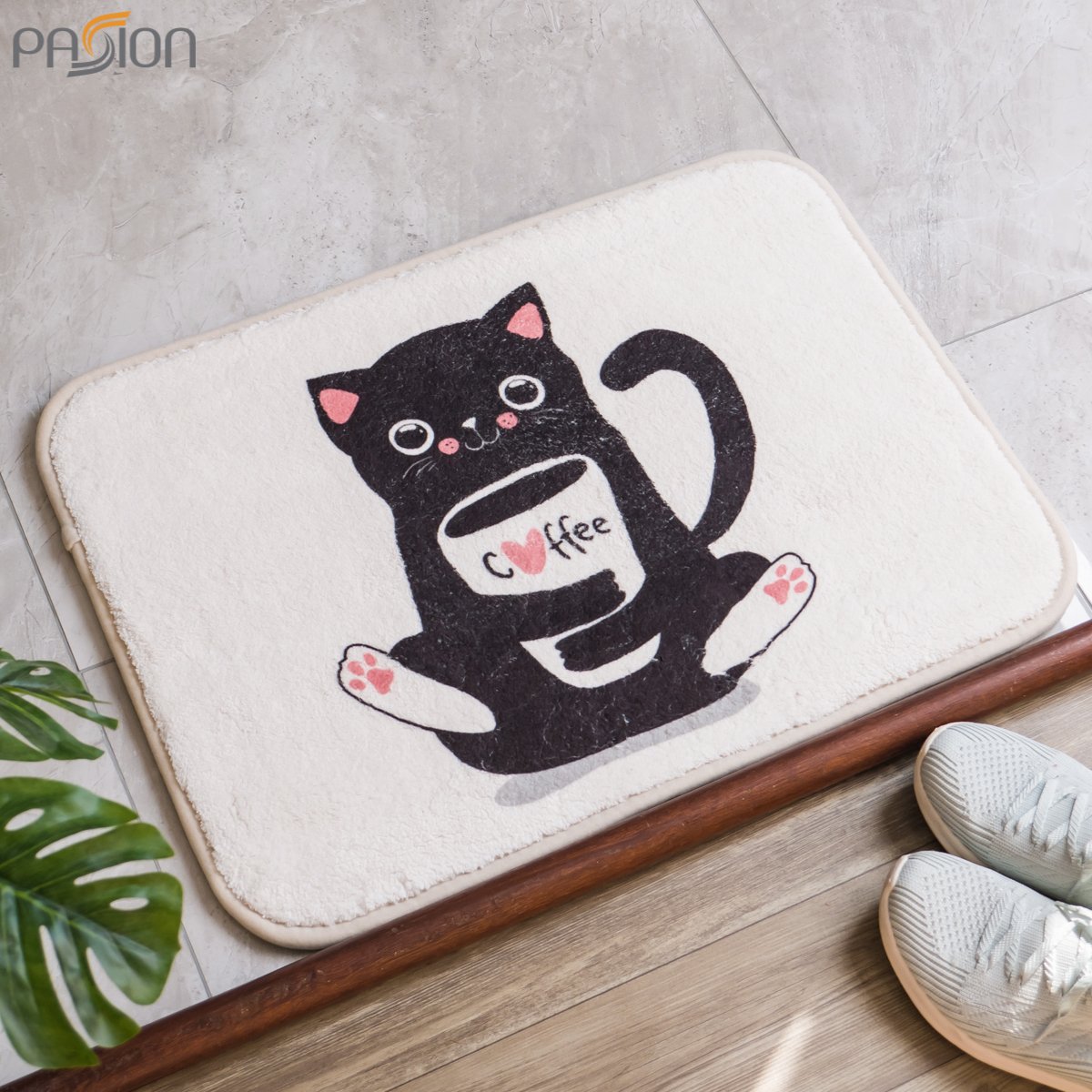 [HCM]Thảm Lau Chân Cotton Len Cừu Hoạt Hình