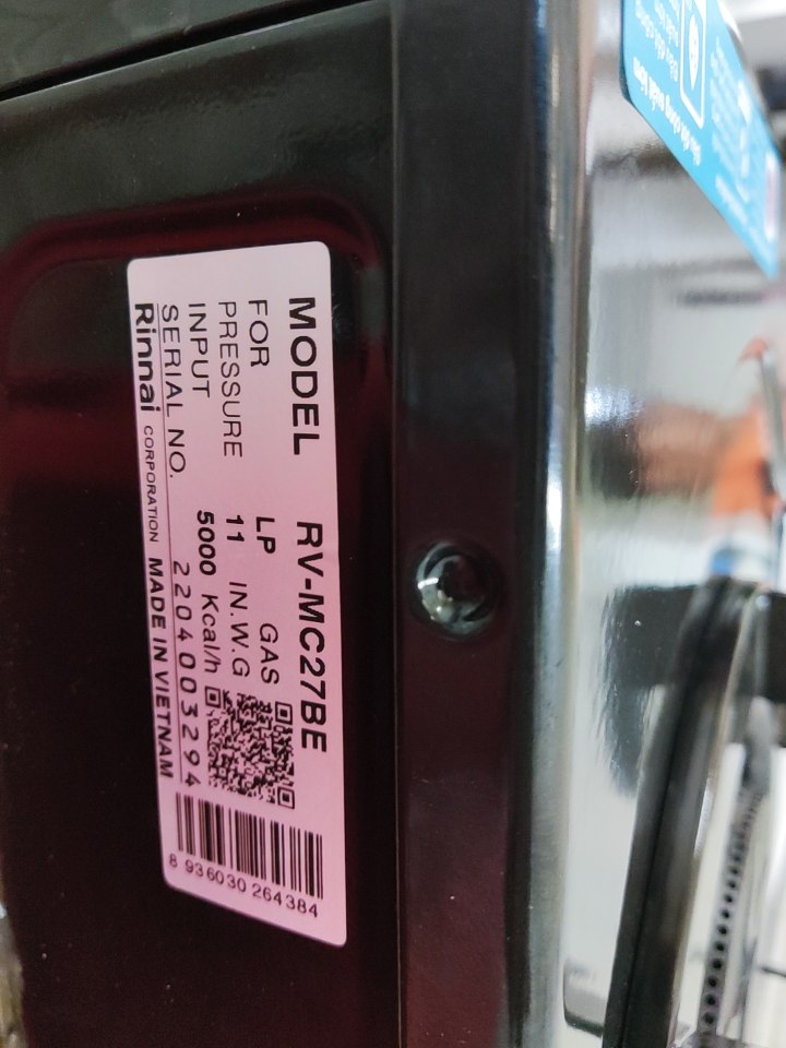 Bếp ga đôi Rinnai RV-MC27BE