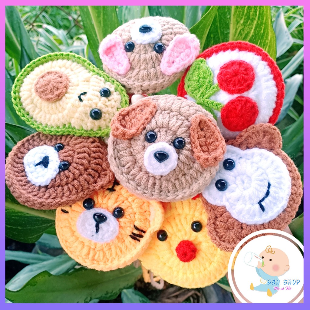 Túi đựng tỏi Handmade len mềm cho bé sơ sinh