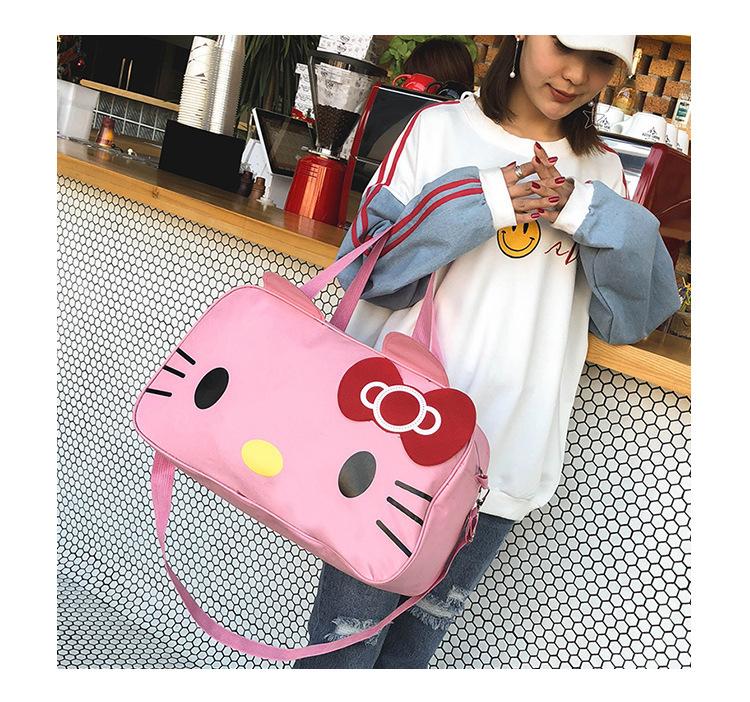 Túi Xách Ngang Du Lịch Hình Mèo Hello Kitty Dễ Thương