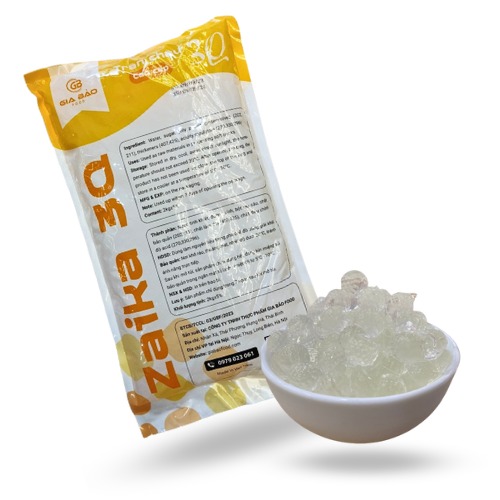 Trân châu 3Q Zaika Gia Bảo bịch 2kg