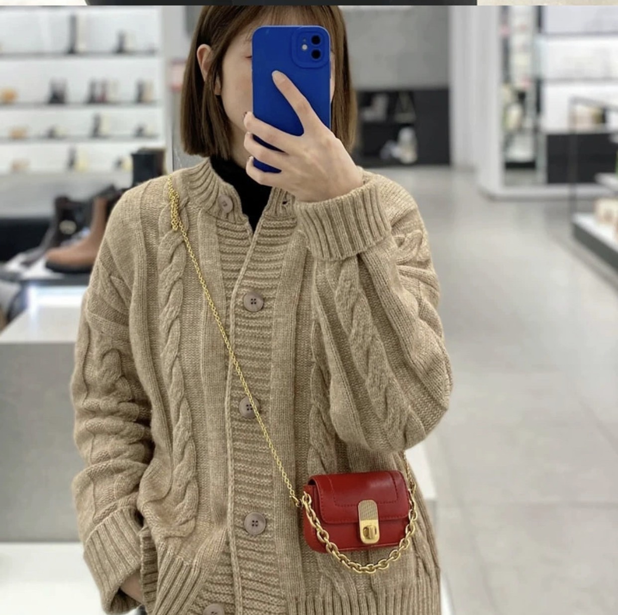 Túi CNK. Mini Đeo Chéo Xinh Xắn Size10cm (Authentic Tuồn)