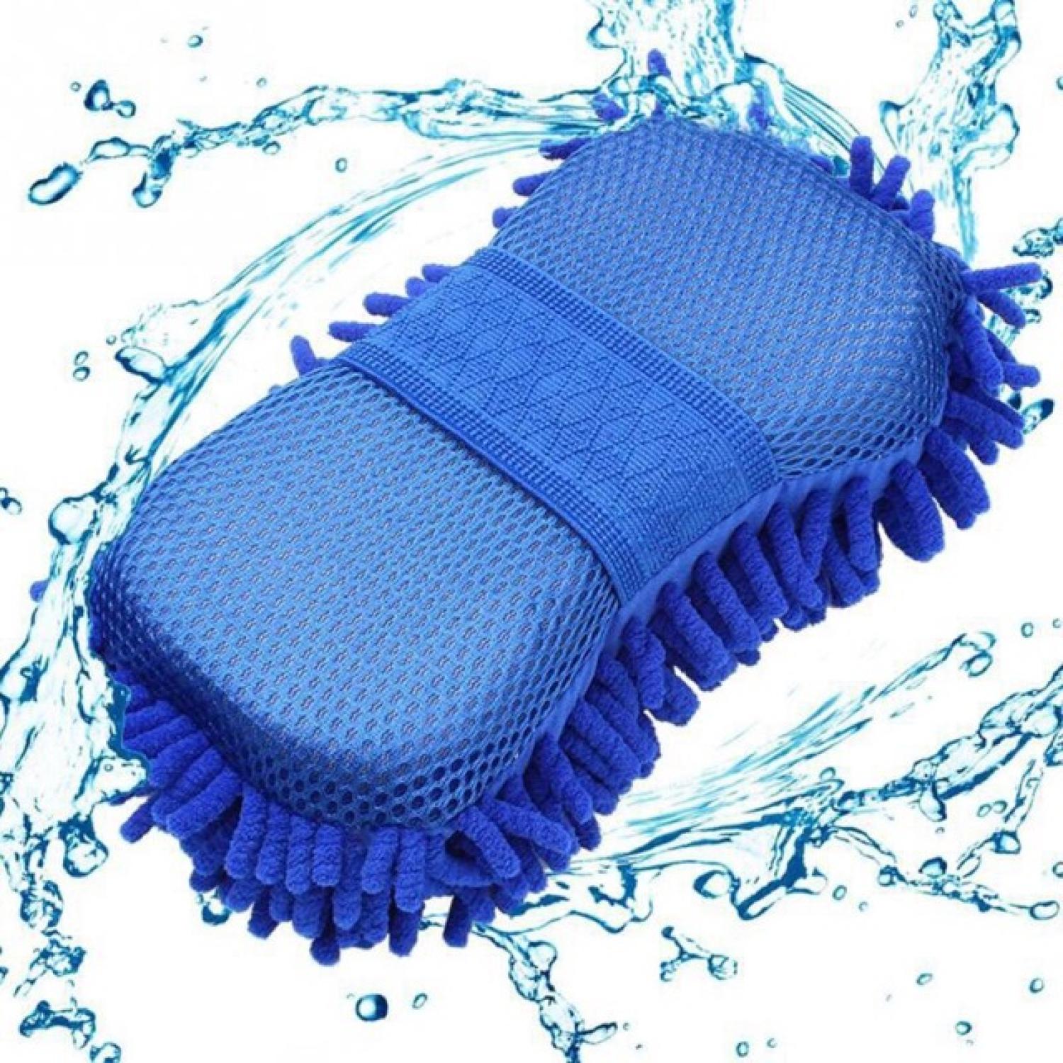Khăn lau san hô microfiber rửa xe siêu thấm hút (giao màu ngẫu nhiên)