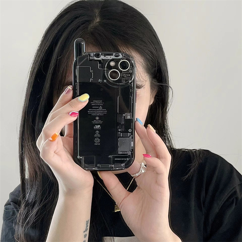 Ốp Lưng In Hình Điện Thoại Cục Gạch 3D Cho Iphone
