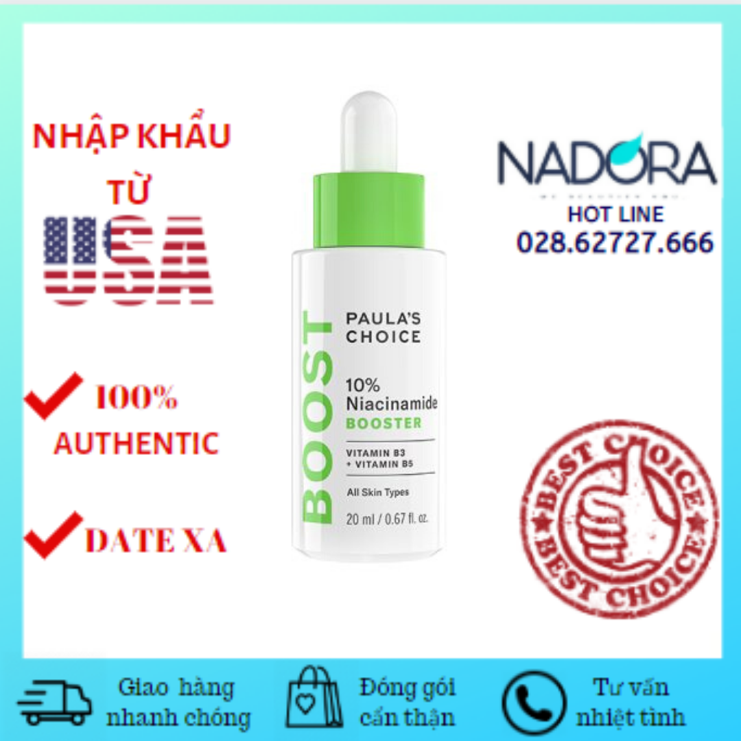 [HCM]Tinh Chất Se Khít Lỗ Chân Lông Paulas Choice 10% Niacinamide Booster Serum