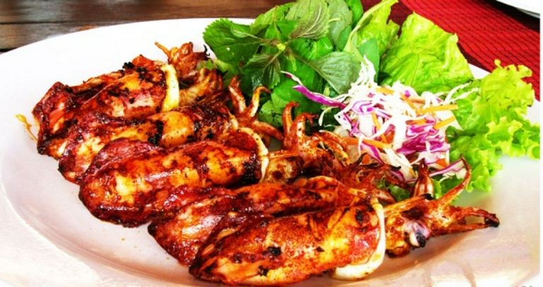 Mực ống tươi làm sạch 450g