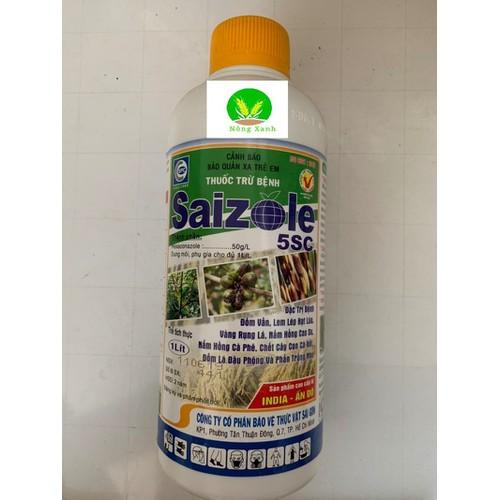 Trừ bệnh cây trồng hoạt chất hexaxonazole - Saizole 5SC chai 1 Lít