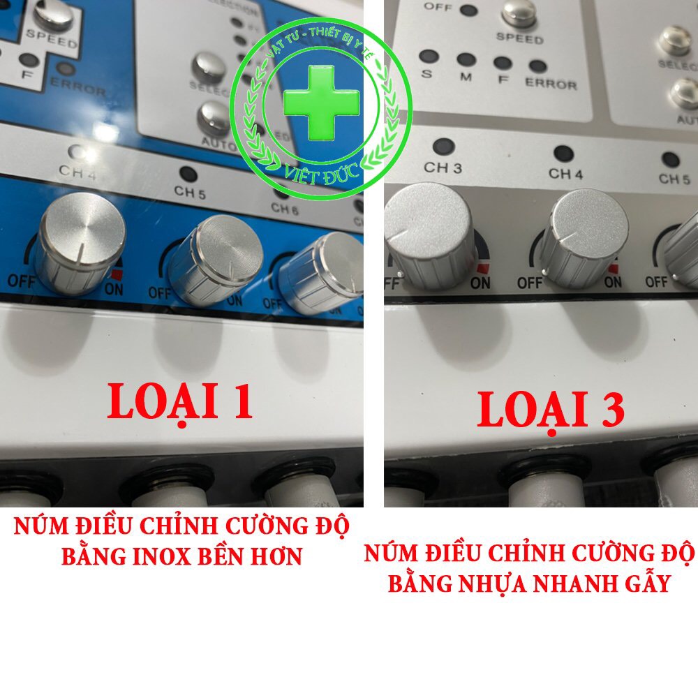 máy điện xung trung tần 10 cổng