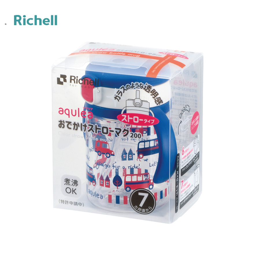 BÌNH ỐNG HÚT AQ RICHELL 200ML XANH RIDE