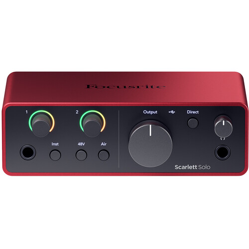 Card âm thanh Focusrite Scarlett Solo USB-C Audio Interface (4th Generation) (0503)