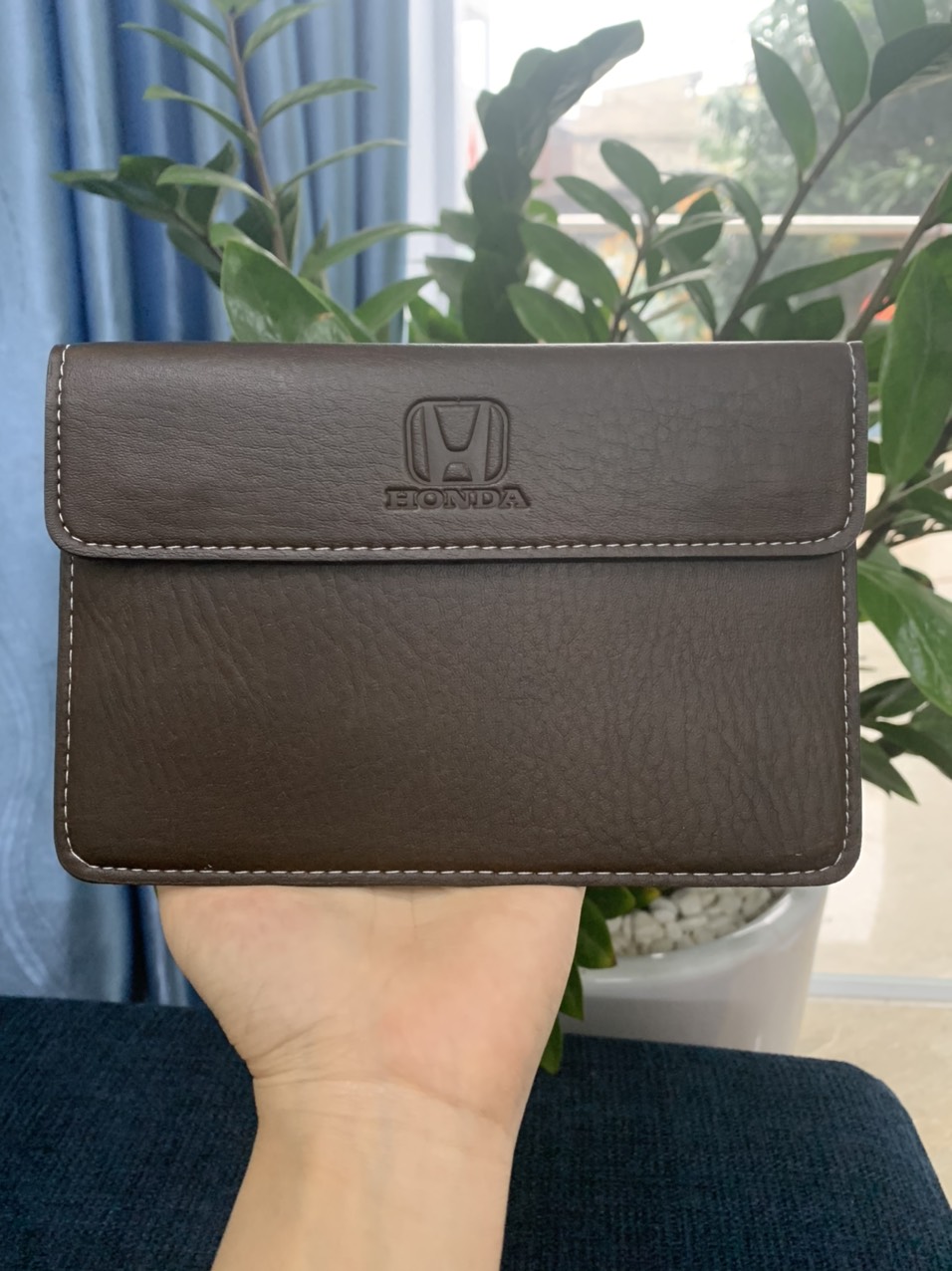 Ví Da Đựng Giấy Đăng Kiểm Ô tô Logo Honda