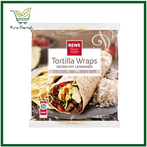 Vỏ Bánh Tortilla hiệu Rewe 432g