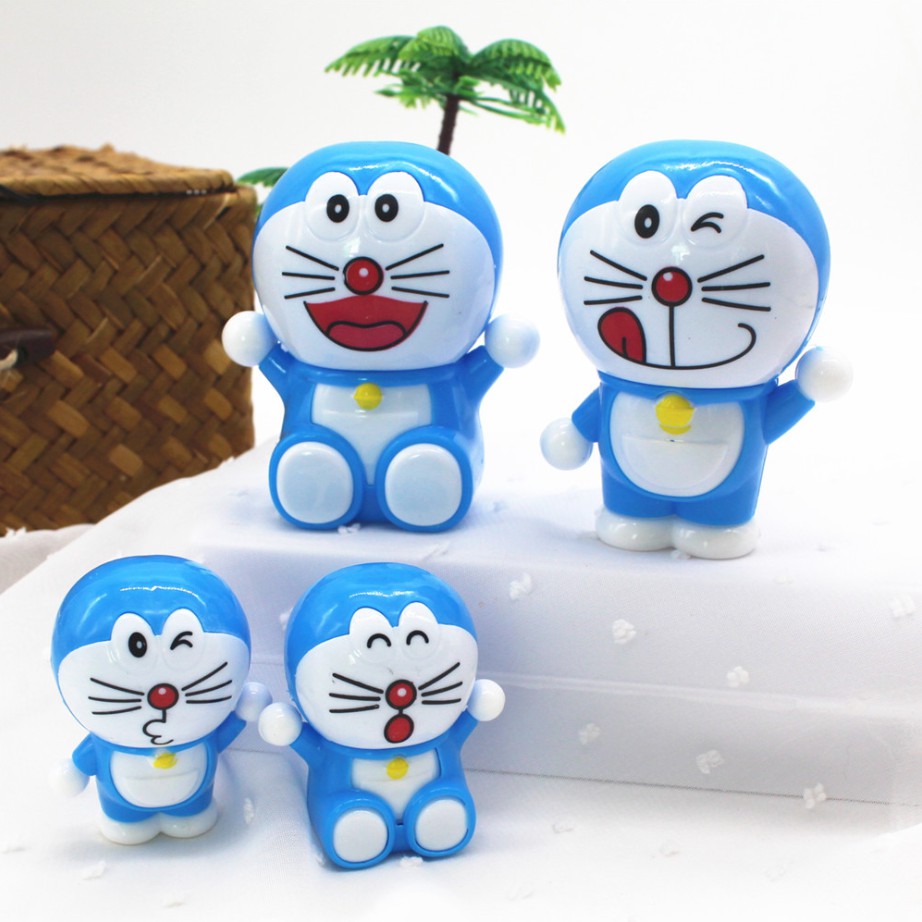 Bộ 4 Doremon - Trang trí bánh sinh nhật bánh kem