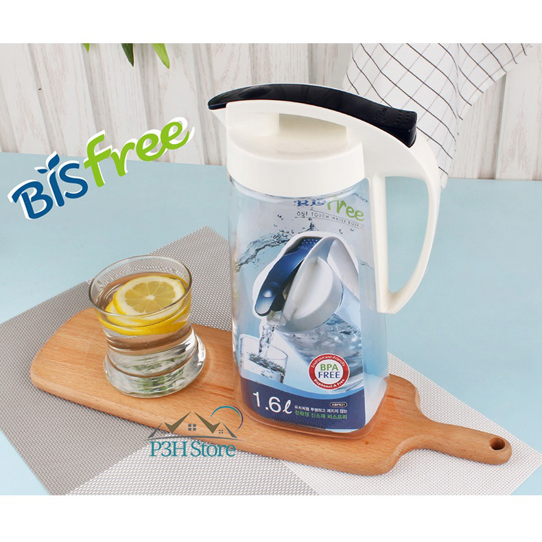 [HCM]Bình đựng nước nhựa Tritan Lock&Lock Bisfree One Touch 16L/2L