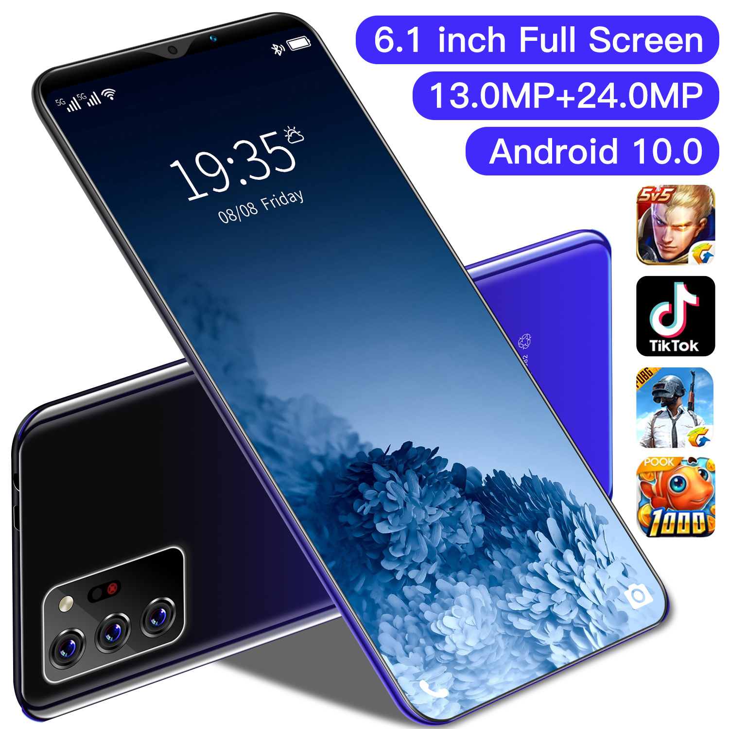 Điện thoại chính hãng note30 plus 2sim ram 4G mới tinh bộ nhớ 64G full màn