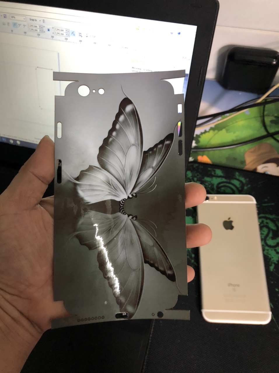 Miến dán skin ảnh 3d mặt lưng iphone 6 / 6s / 6 plus / 6s plus