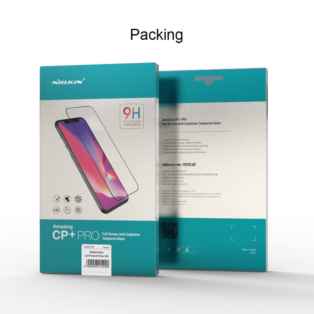 Cường lực full Redmi Note 11T Pro - 11T Pro Plus Nillkin CP+ Pro