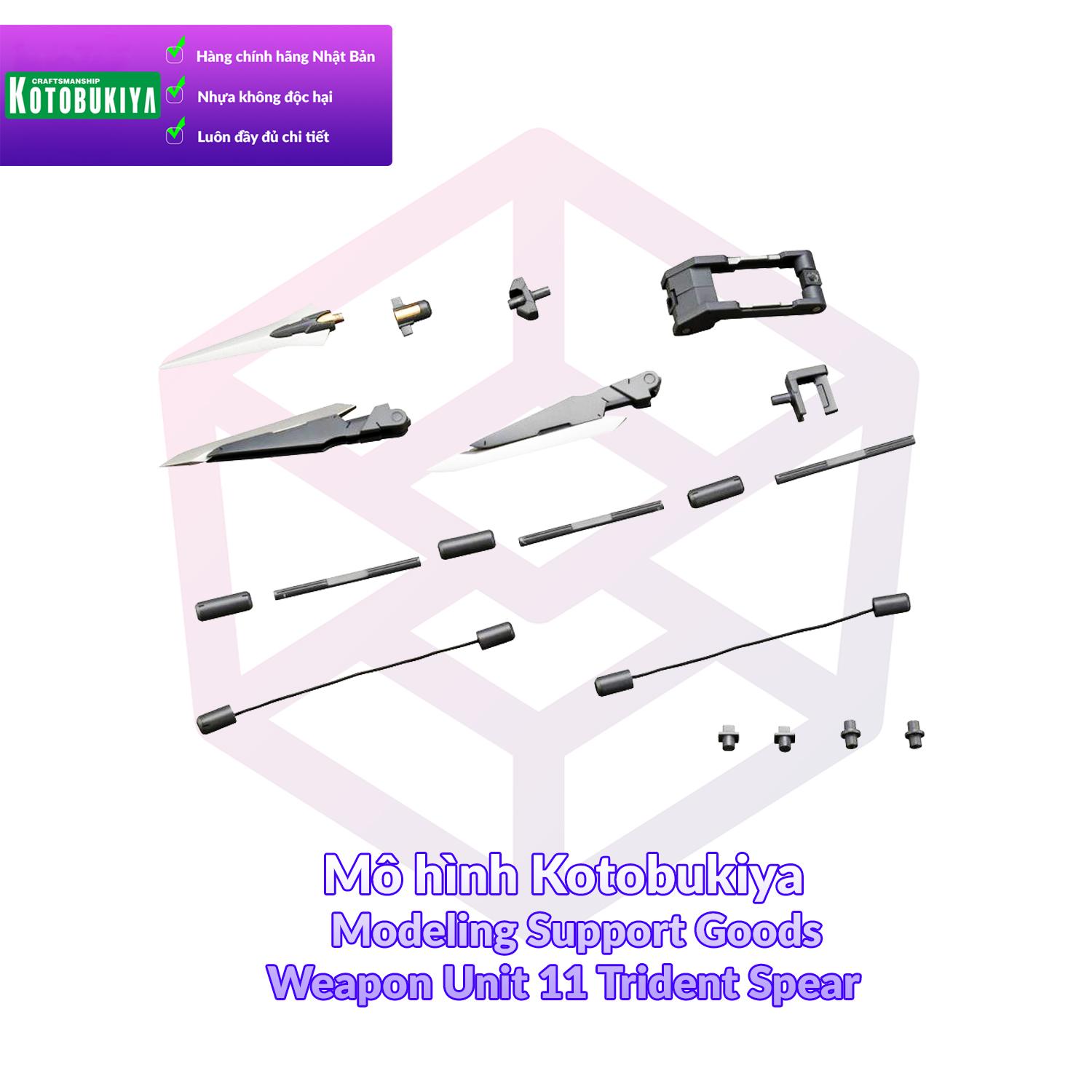[7-11/12 VOUCHER 8%]Mô hình Kotobukiya M.S.G WeaponUnit 11 Trident Spear [KTB] [MSG]