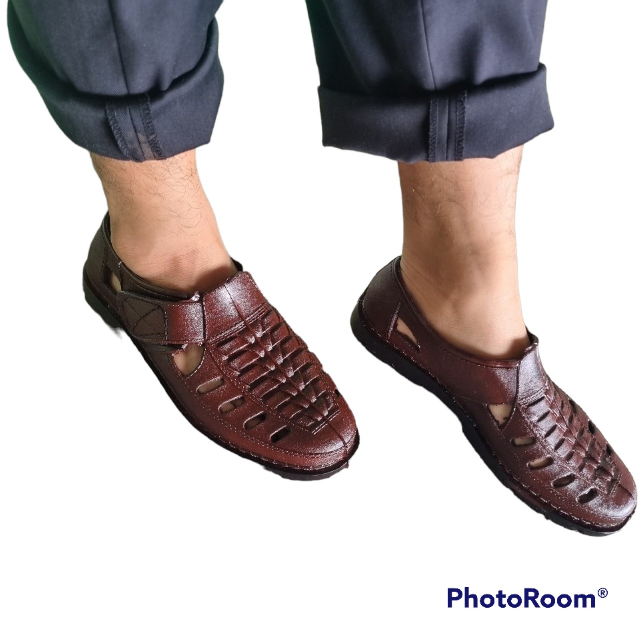 Men's Plastic Rain Shoes Are Breathable