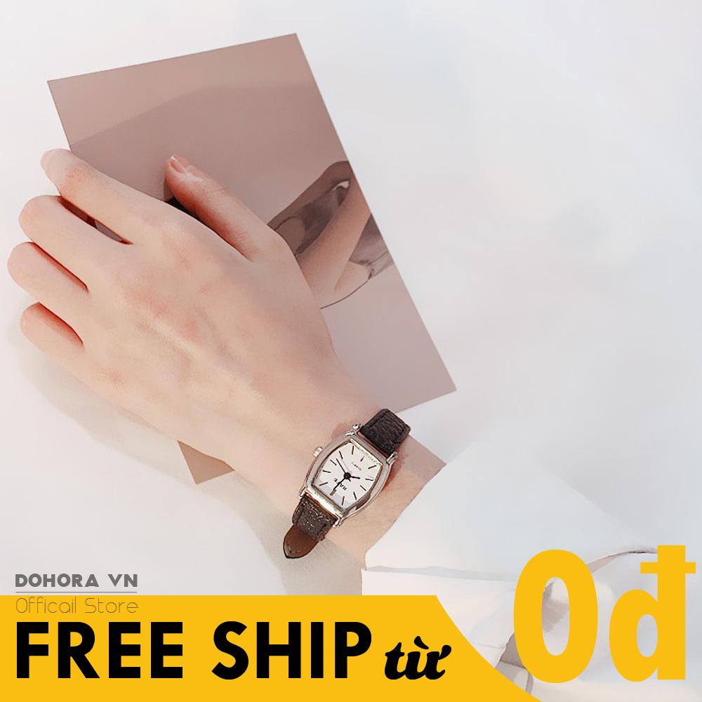 Đồng hồ nữ, Đồng hồ thời trang, Đồng hồ Rate R47 , Đồng hồ máy pin, Dây da cao cấp, Chống nước, Kiểu dáng thanh lịch, Sang trọng
