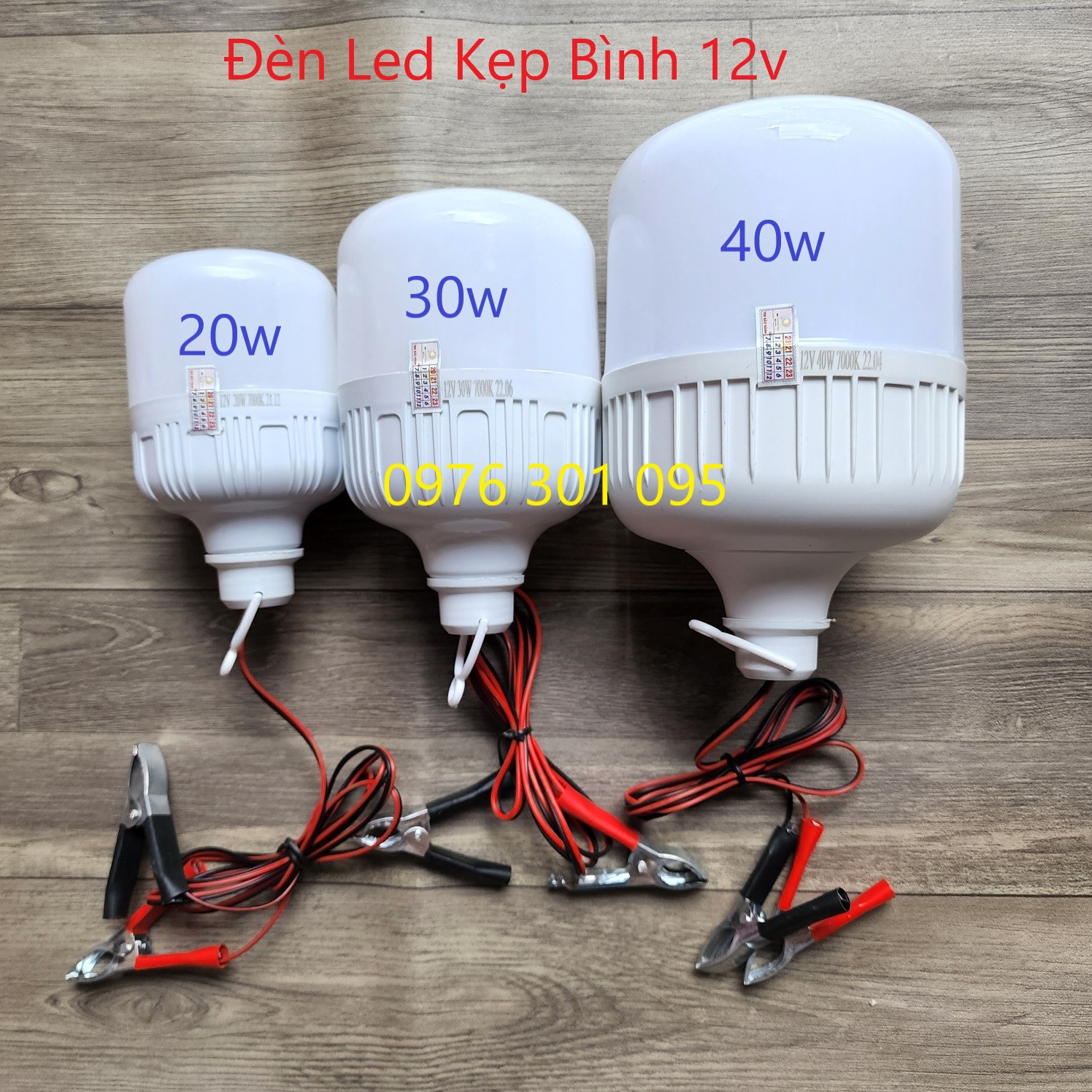 Bóng Đèn Led Kẹp Bình 12v Chống Nước - Siêu Rẻ