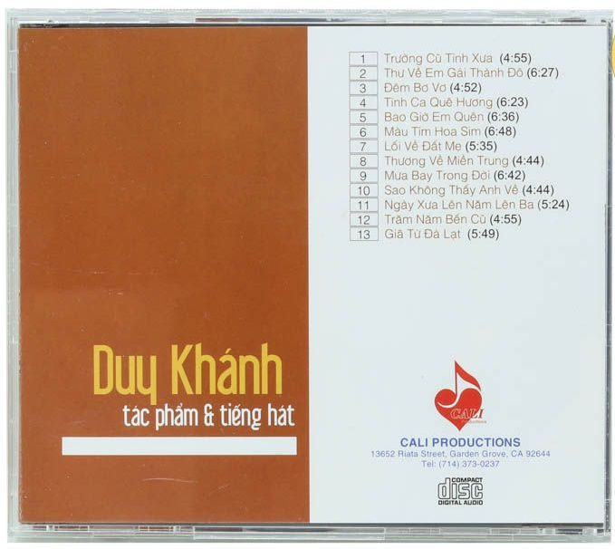 Duy Khánh - Tác Phẩm & Tiếng Hát