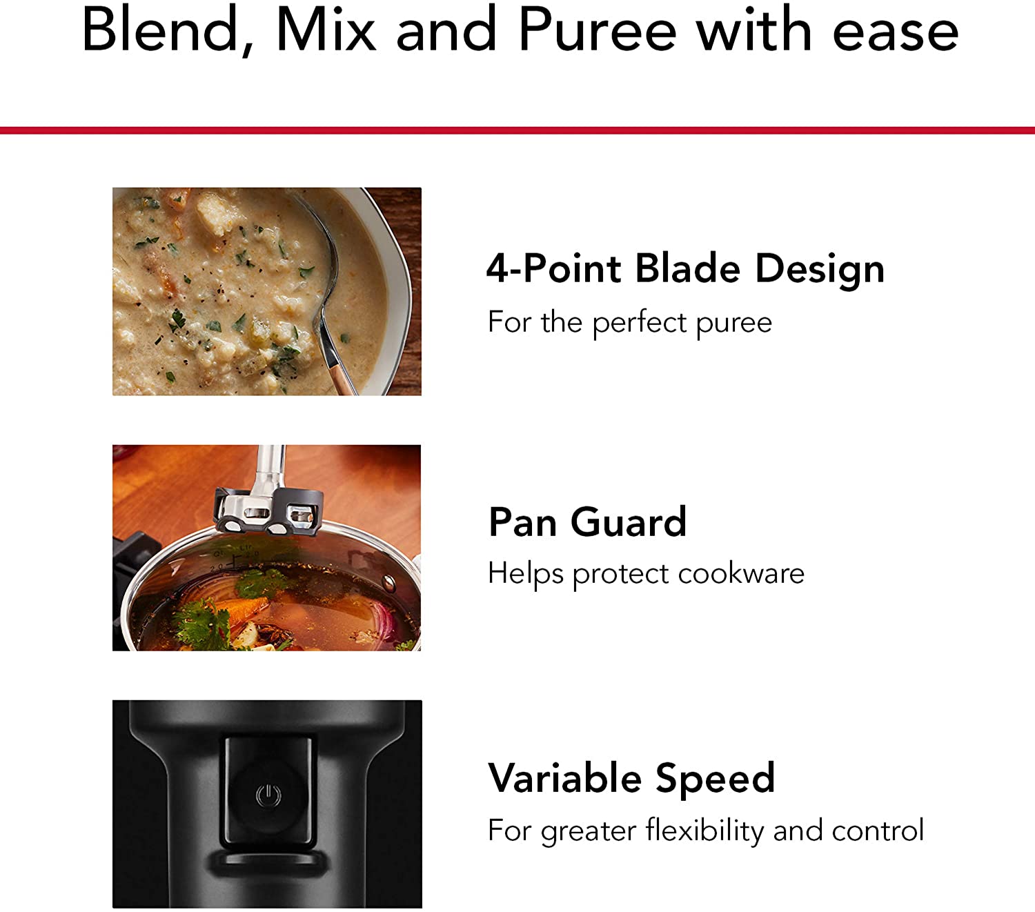 [Trả góp 0%]Máy xay cầm tay không dây KITCHENAID màu đỏ
