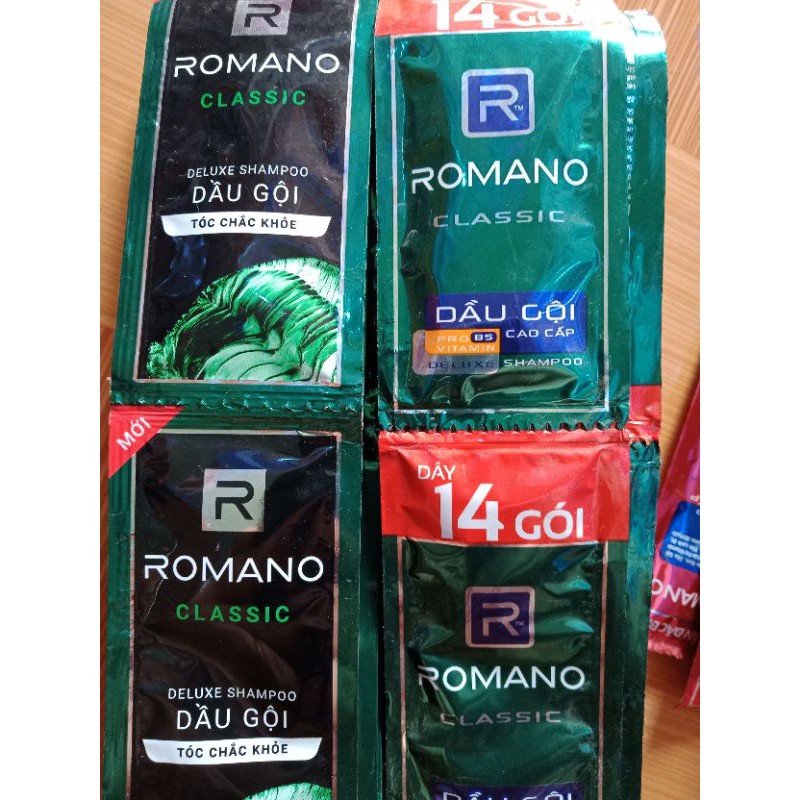 Dầu gội Đầu Romano classic dây 14 gói
