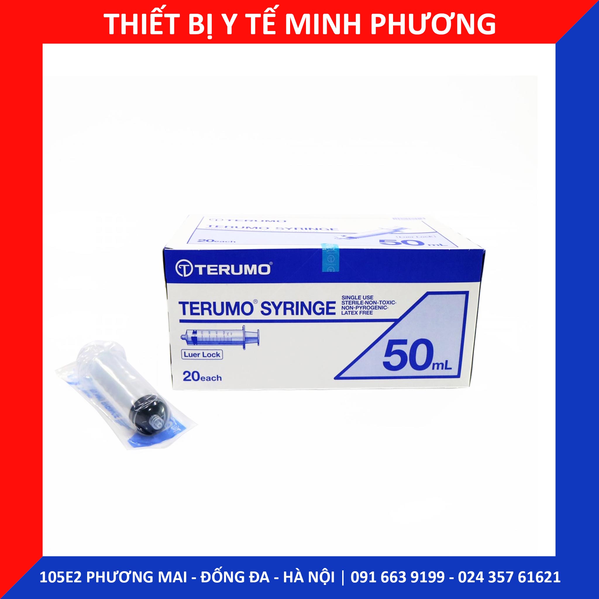 Bơm tiêm hút mỡ thẩm mỹ TERUMO đầu xoắn và không xoắn