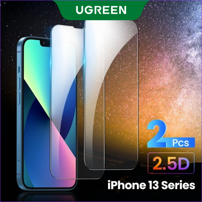 【For iPhone 14 Film】UGREEN 2pcs Borderless Full Screen HD Screen Protector Film for iPhone 14/14Max/14 Pro/ 14 Pro Max iPhone 13 / iPhone 13 Pro / iPhone 13 Pro Max