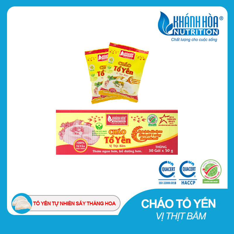 [HCM]Cháo tổ yến vị thịt bằm Khánh Hòa Nutrition