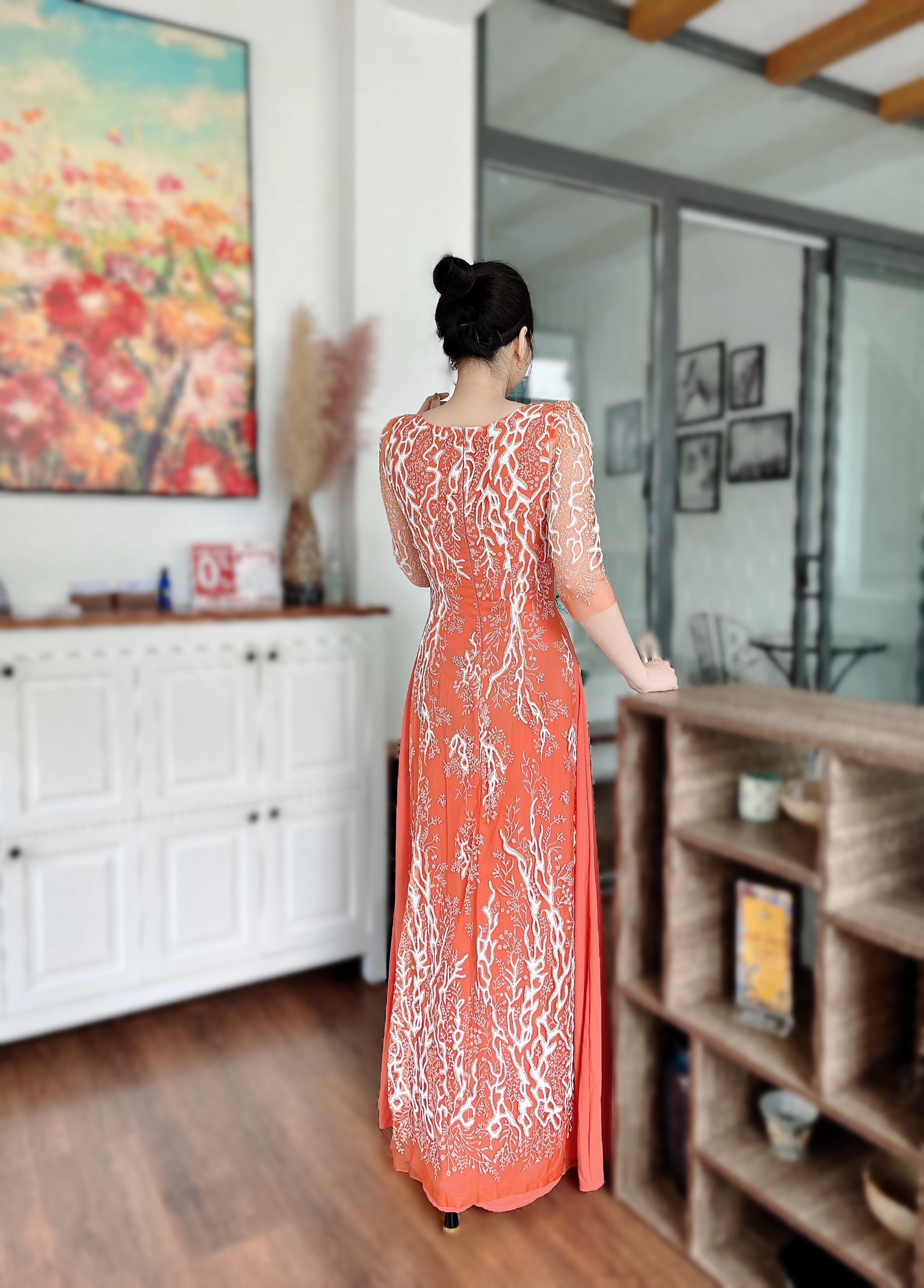 đầm dạ hội nữ thiết kế sang trọng , cao cấp