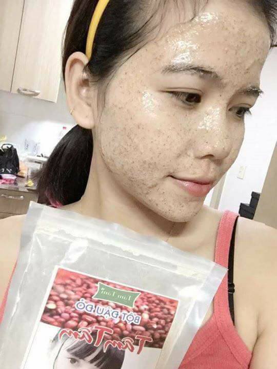 BỘT ĐẬU ĐỎ DƯỠNG DA MẶT TÂM TÂM