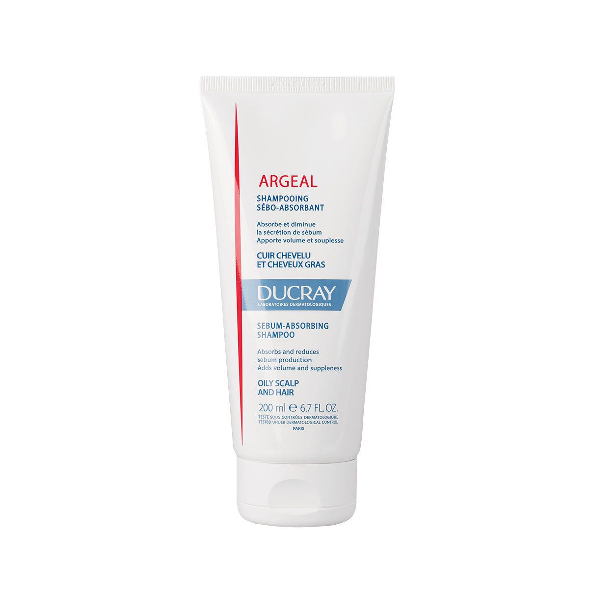 DUCRAY Dầu gội dành cho tóc & da đầu nhờn ARGEAL SHAMPOO 200ML