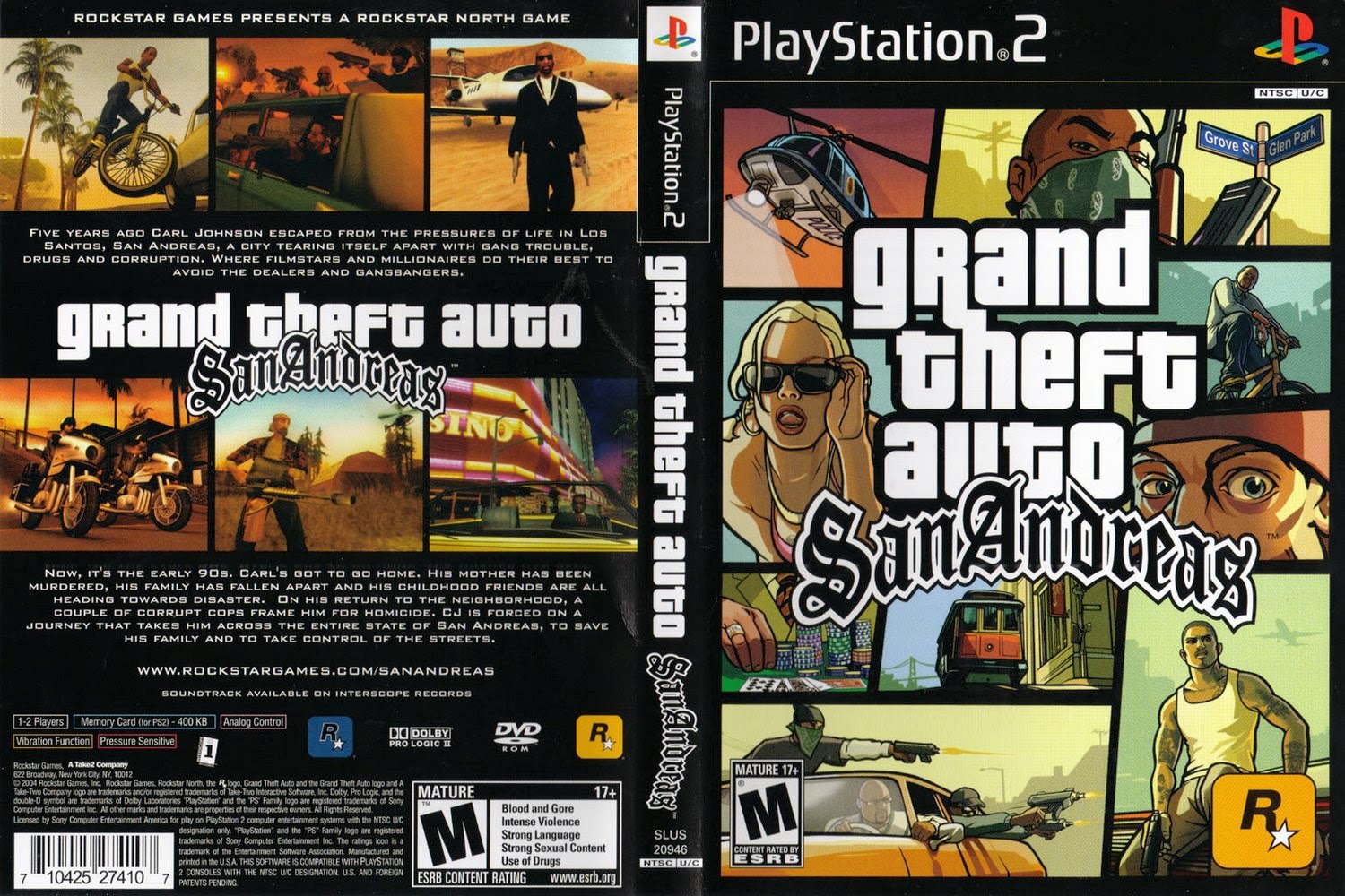 Jogo Ps2 GTA San Andreas - Videogames - Nossa Senhora da