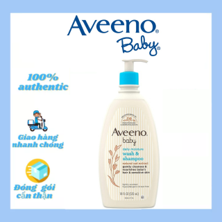 Sữa Tắm Gội Toàn Thân Aveeno Baby Daily Moisture Wash And Shampoo (532ml) thumbnail