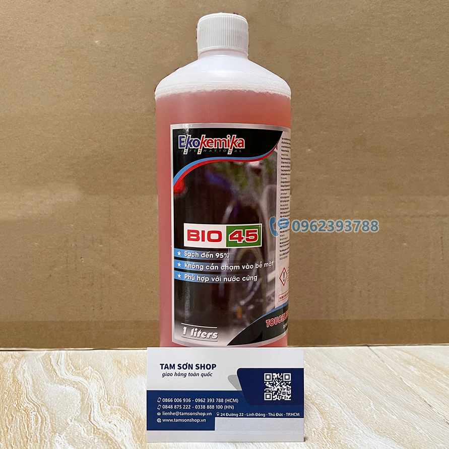 Ekokemika BIO 45 Nước Rửa Không Chạm (1 Lít)