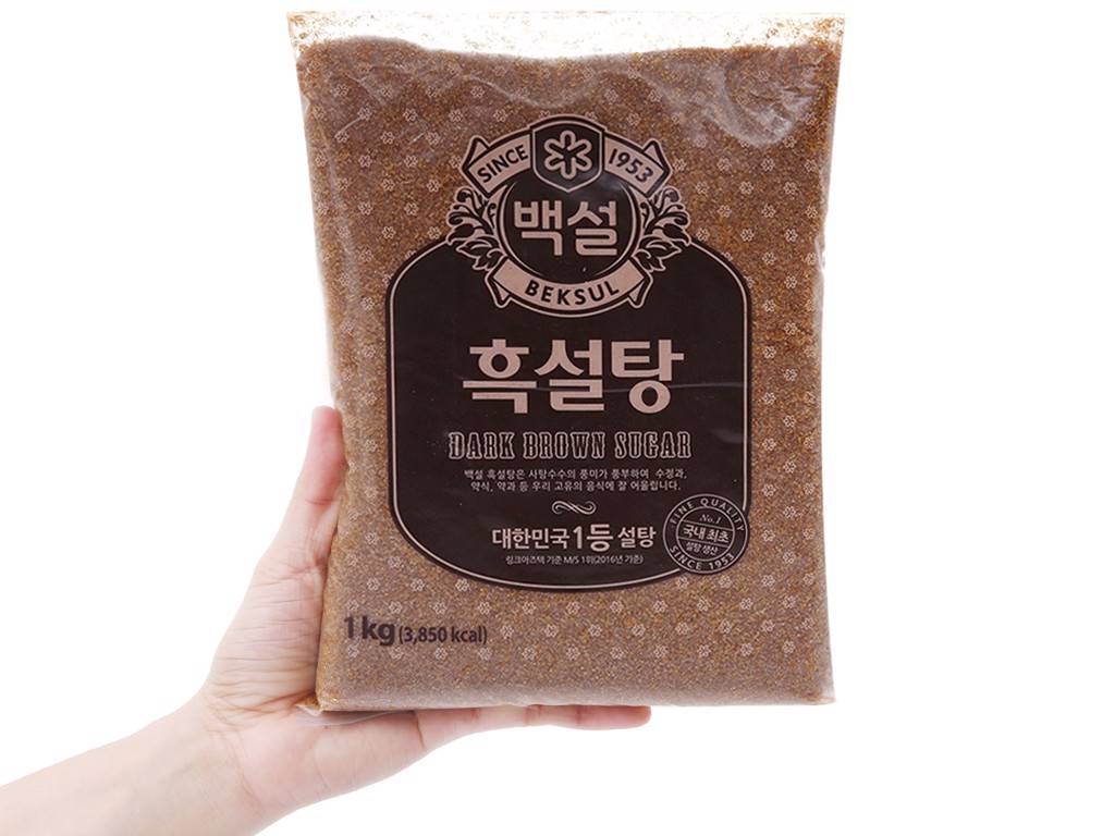 Đường Đen Hàn Quốc Beksul gói 1kg