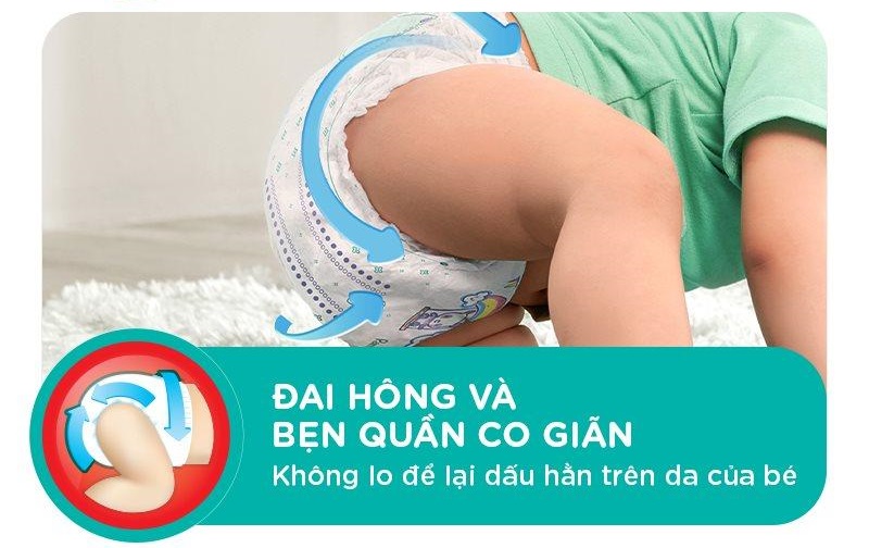 Tã Quần Pampers Giữ Dáng Mới Gói Đại L54 (size L - 54 miếng)