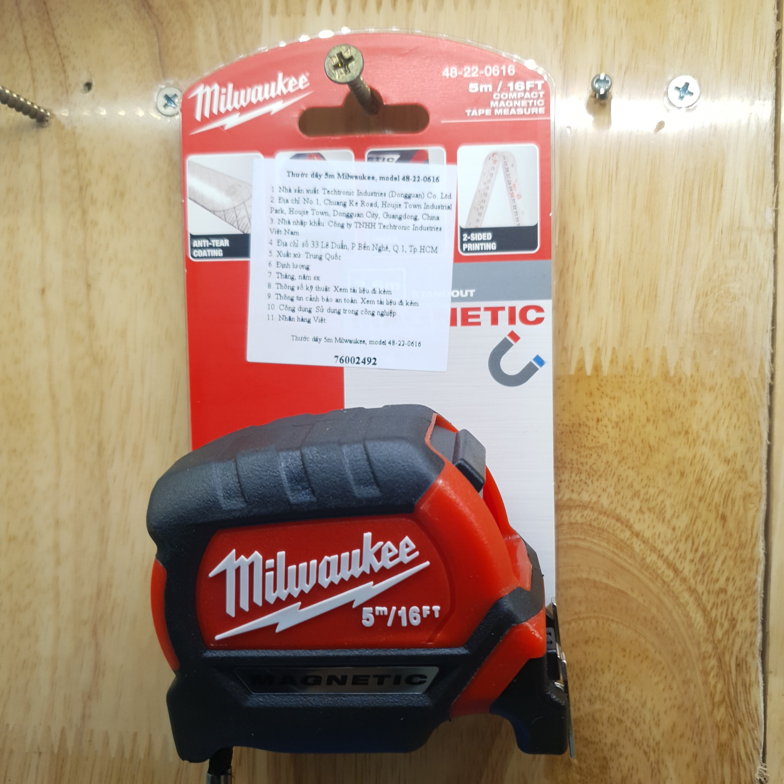 Thước cuộn nam châm Milwaukee.2M-5M-8M