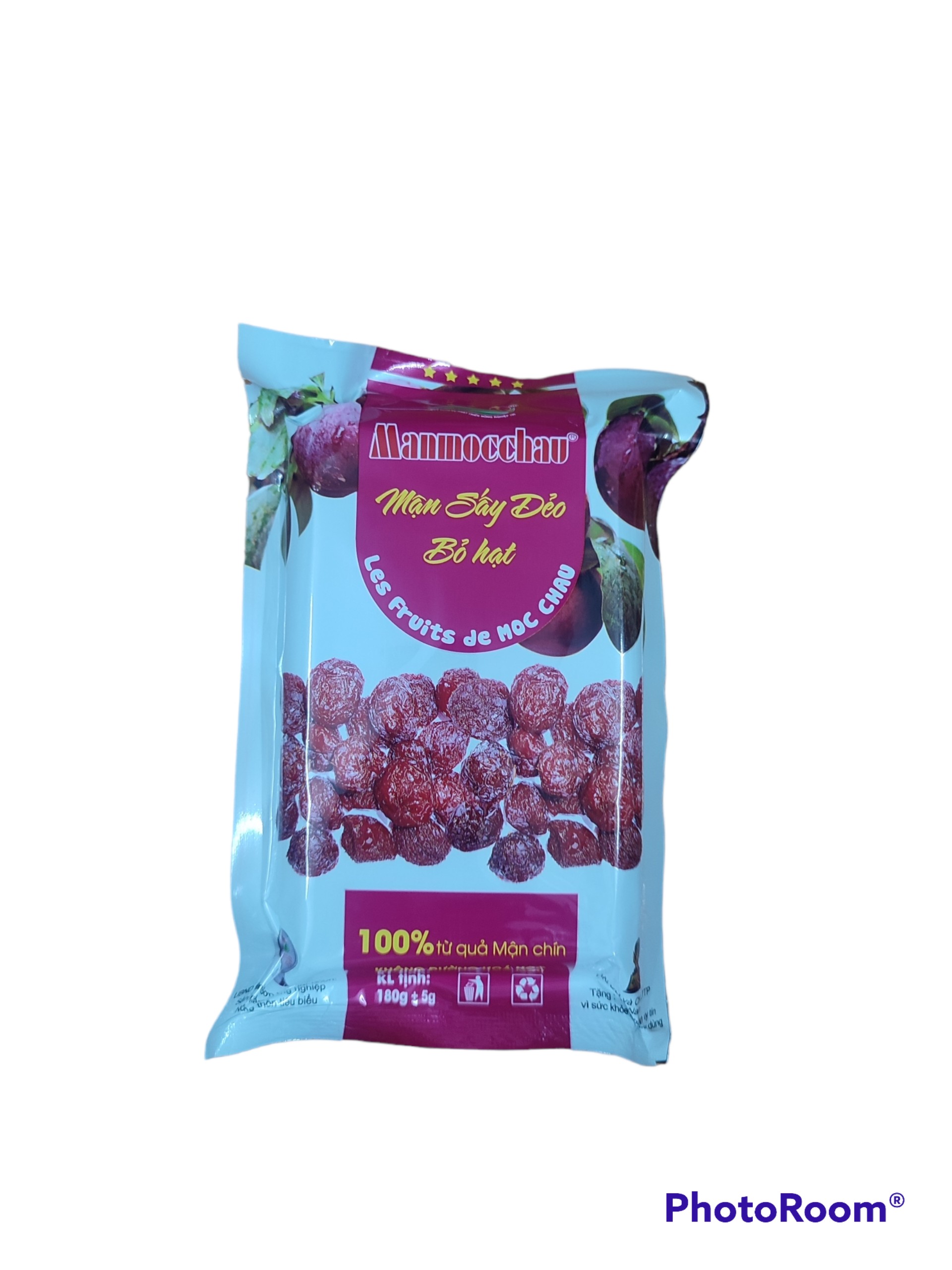 Mận tam hoa sấy dẻo bỏ hạt Mộc Châu 180gr