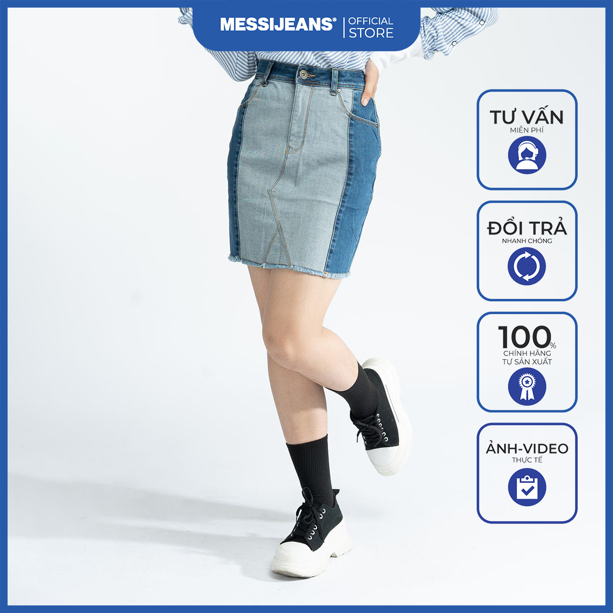 Váy Jean Nữ MESSI SJW-734-18