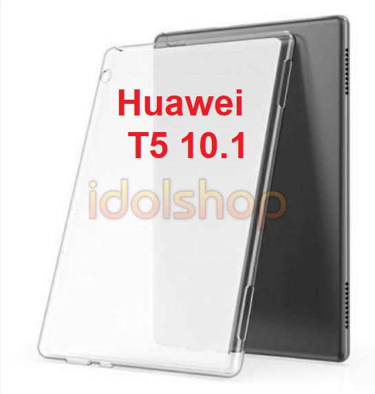 Ốp Lưng Silicone Cho Huawei Mediapad T5 10 10.1 Trong Suốt