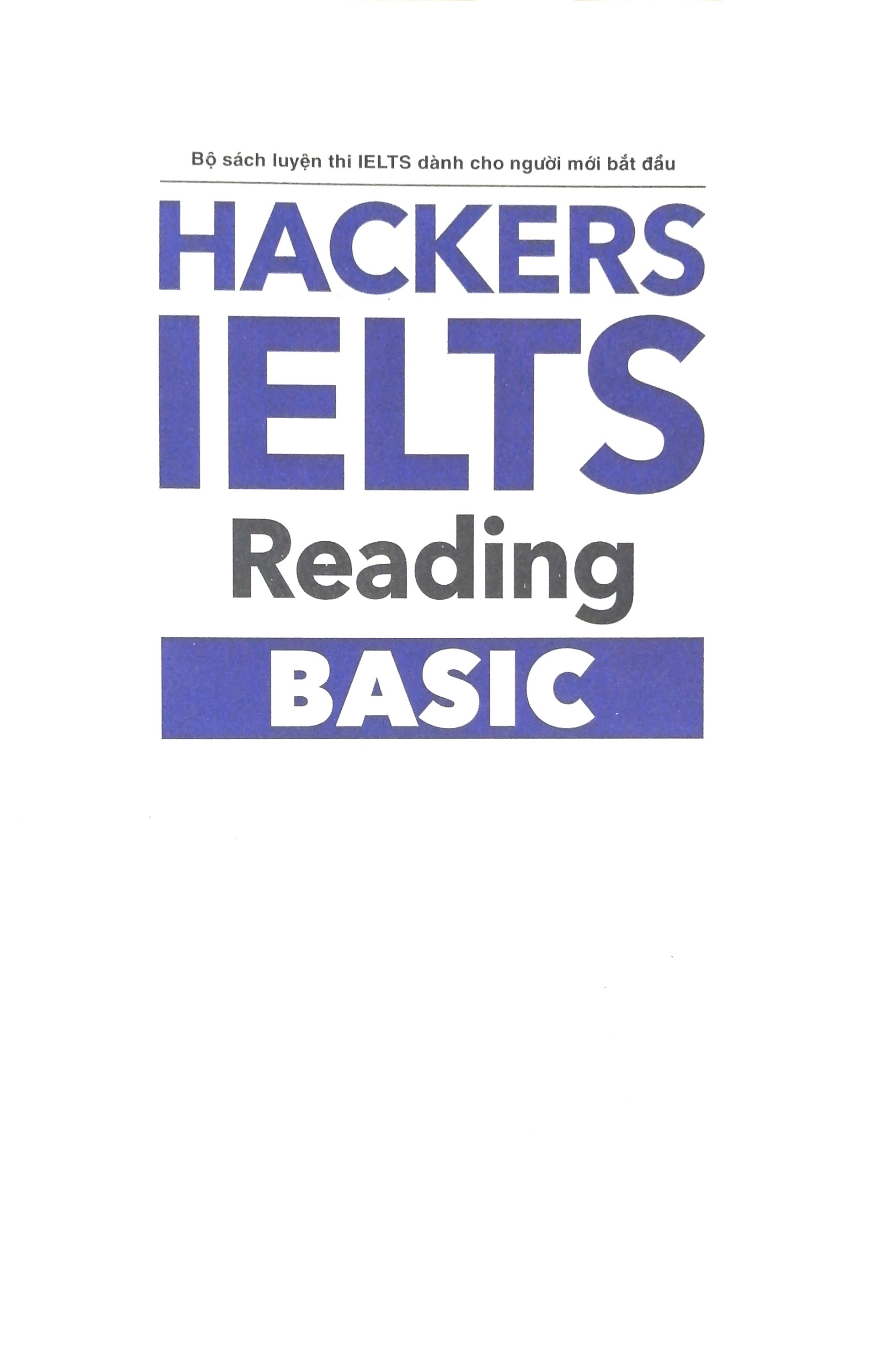 Sách - Hackers Ielts Basic - Reading