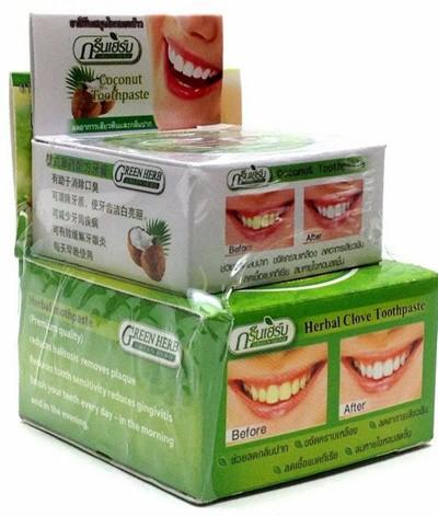 [HCM]Kem Làm Trắng Răng Herbal Clove Toothpaste Thái Lan
