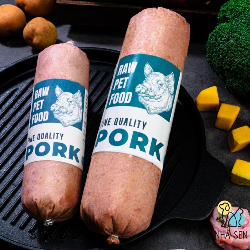 Thức ăn chó mèo - thịt xay rau củ - raw pet food