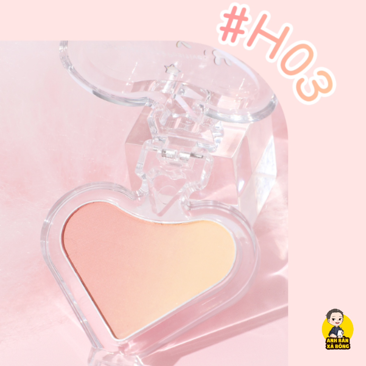 Phấn Má Hồng HOLD LIVE Cute Blusher Blush HL598