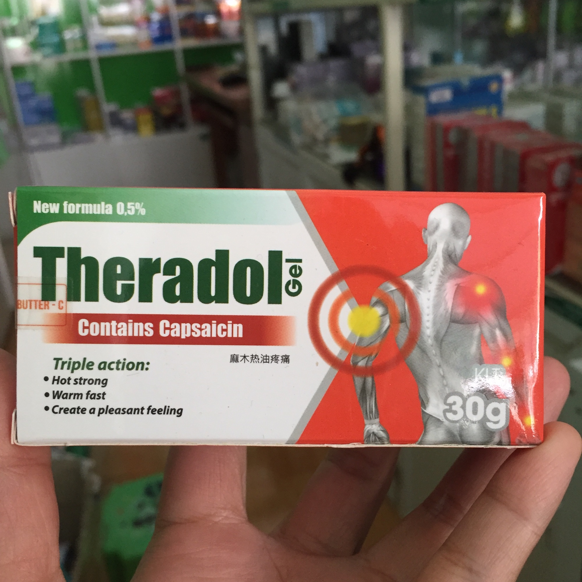 Gel nóng Theradol
